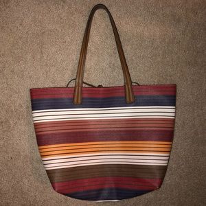 Striped Purse